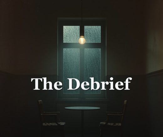 The Debrief: Spy Fiction's Quietest Interrogation